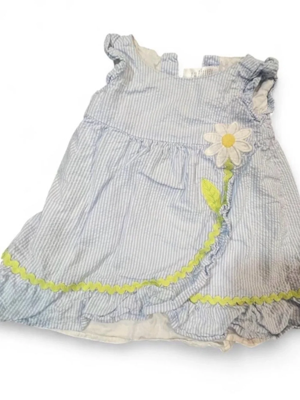 Gymboree Light Blue and White Striped Baby Outfit